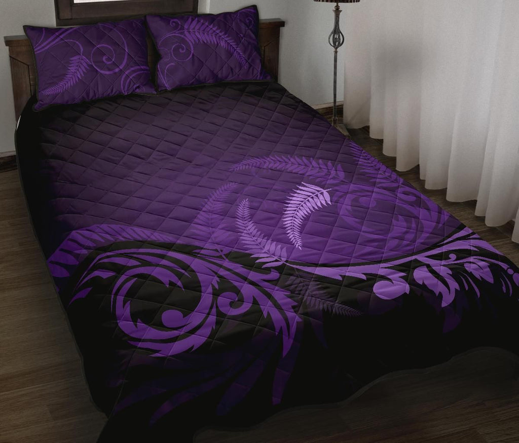 new-zealand-silver-fern-quilt-bed-set-purple