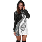 paua-shell-maori-silver-fern-womens-hoodie-dress-white