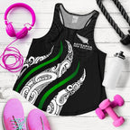 New Zealand Maori Koru Silver Fern Racerback Tanks - Vibe Hoodie