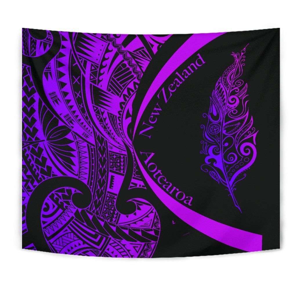 light-silver-fern-maori-tapestry-circle-style-purple