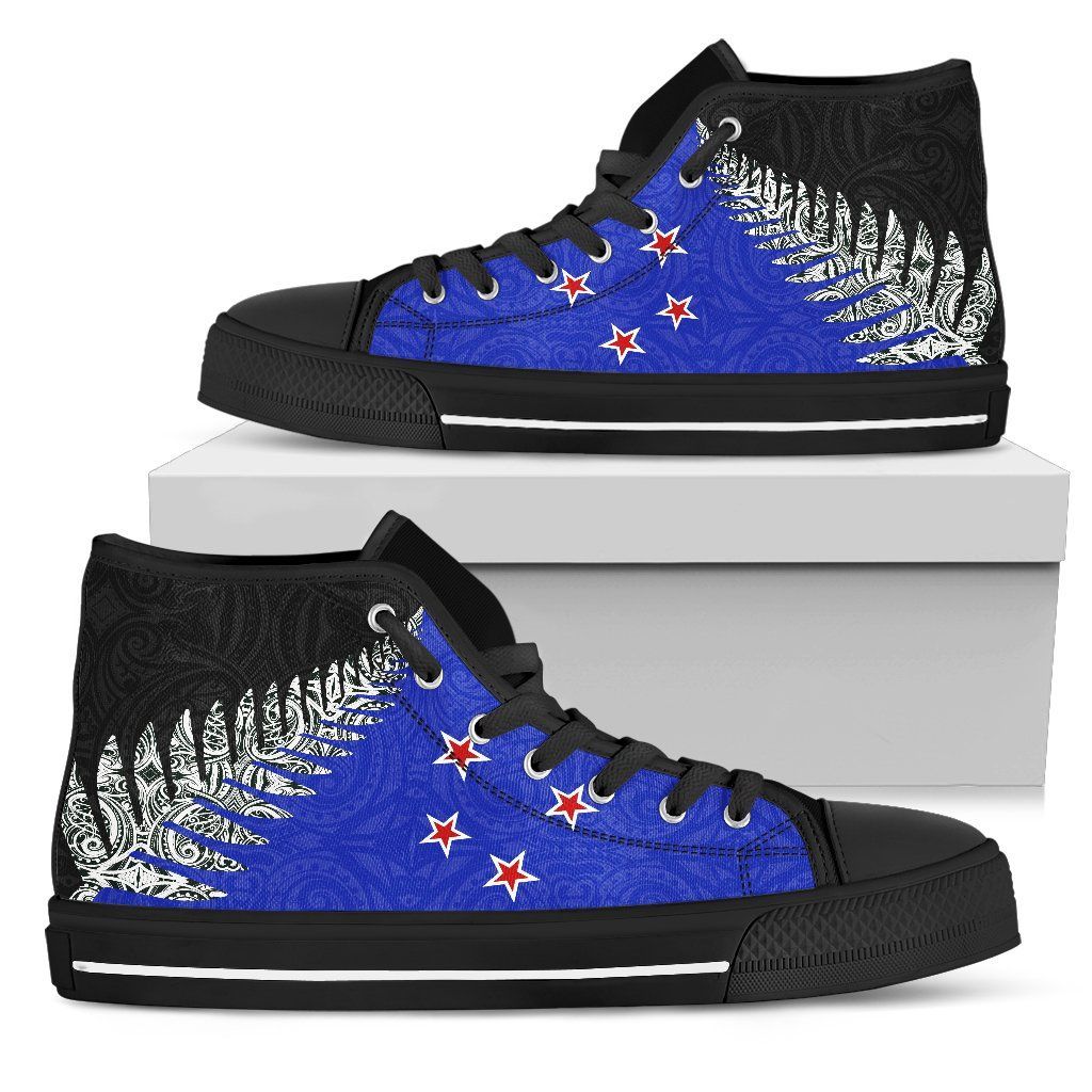 silver-fern-flag-high-top-shoes-blue