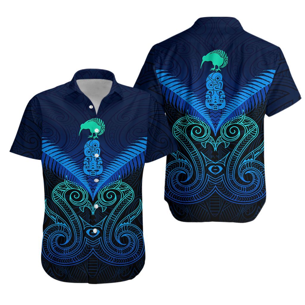 maori-manaia-new-zealand-hawaiian-shirt-blue