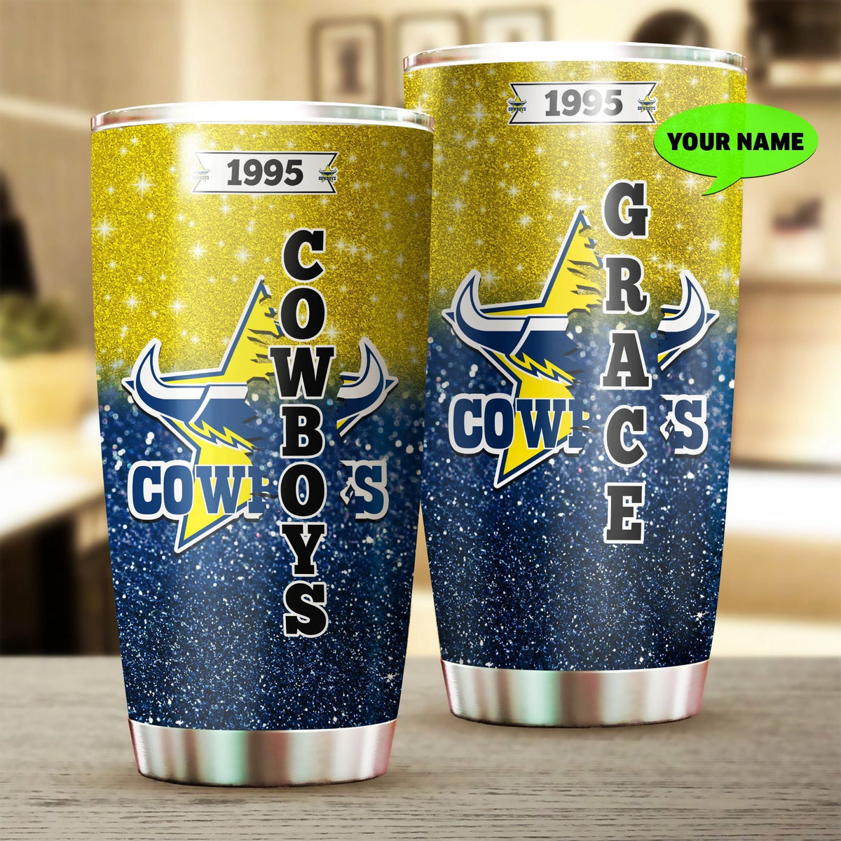 nrl-north-queensland-cowboys-stainless-steel-tumbler-personalized
