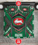 personalized-south-sydney-rabbitohs-limited-edition-bedding-set-nrl-metal