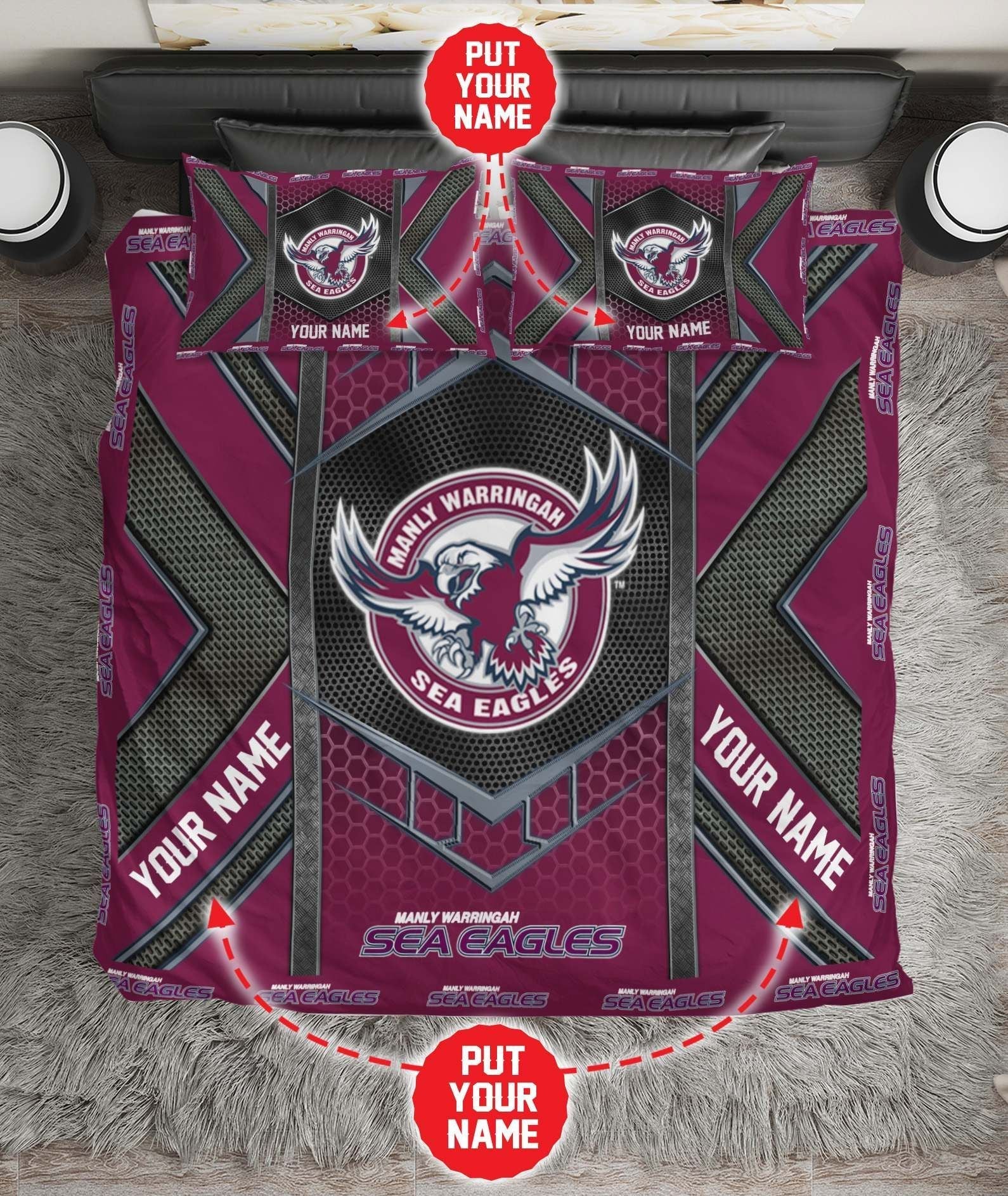 personalized-manly-warringah-sea-eagles-limited-edition-bedding-set-nrl-metal-1