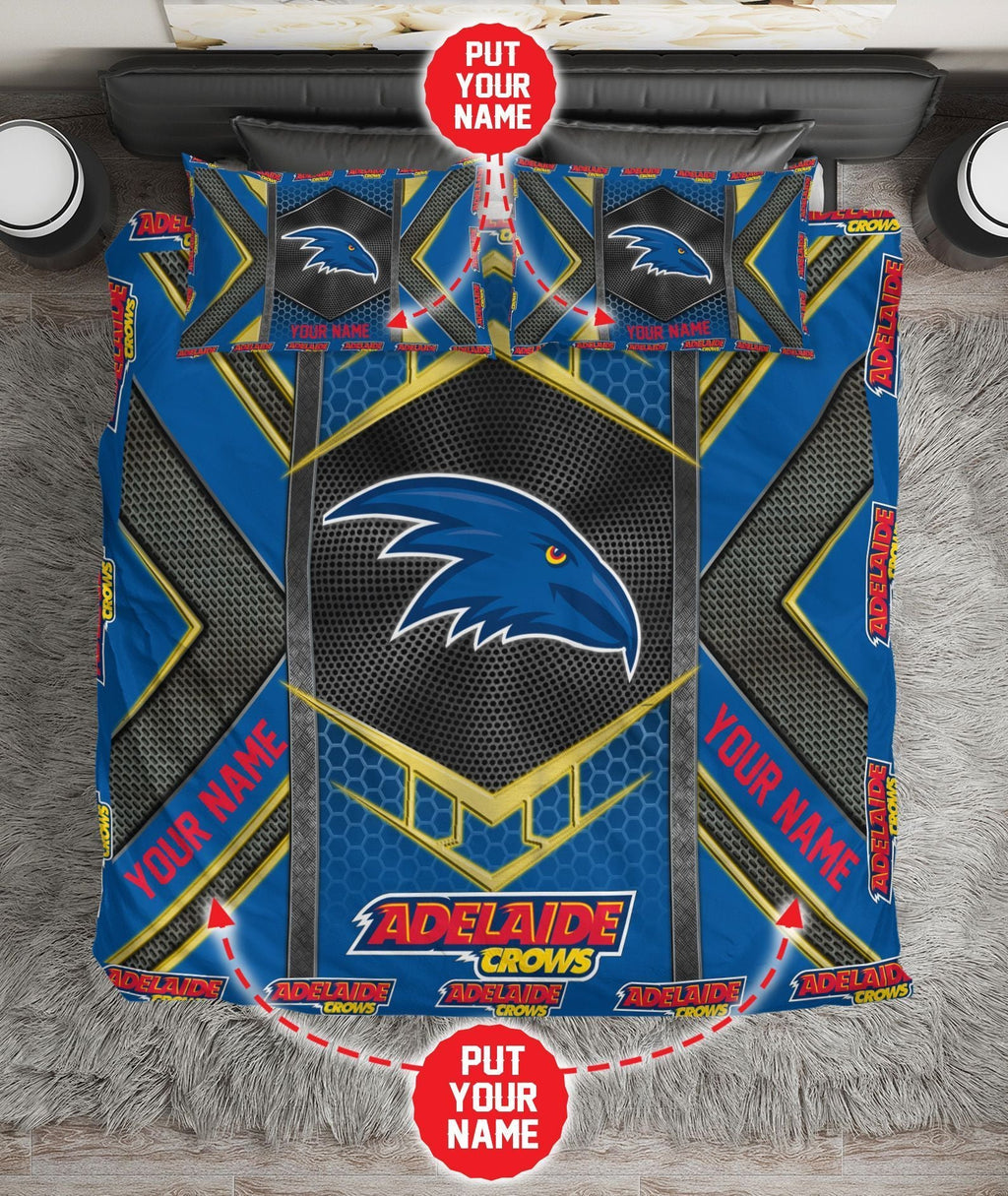 personalized-adelaide-football-club-limited-edition-bedding-set-afl-metal