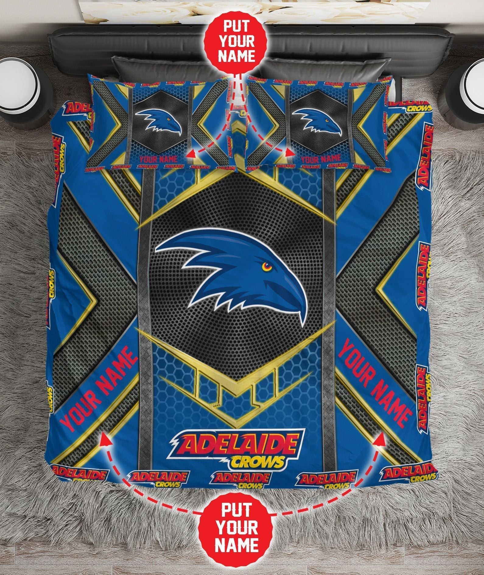 personalized-adelaide-football-club-limited-edition-bedding-set-afl-metal
