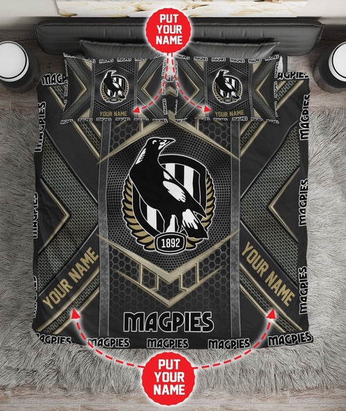 personalized-collingwood-football-club-limited-edition-bedding-set-afl-metal
