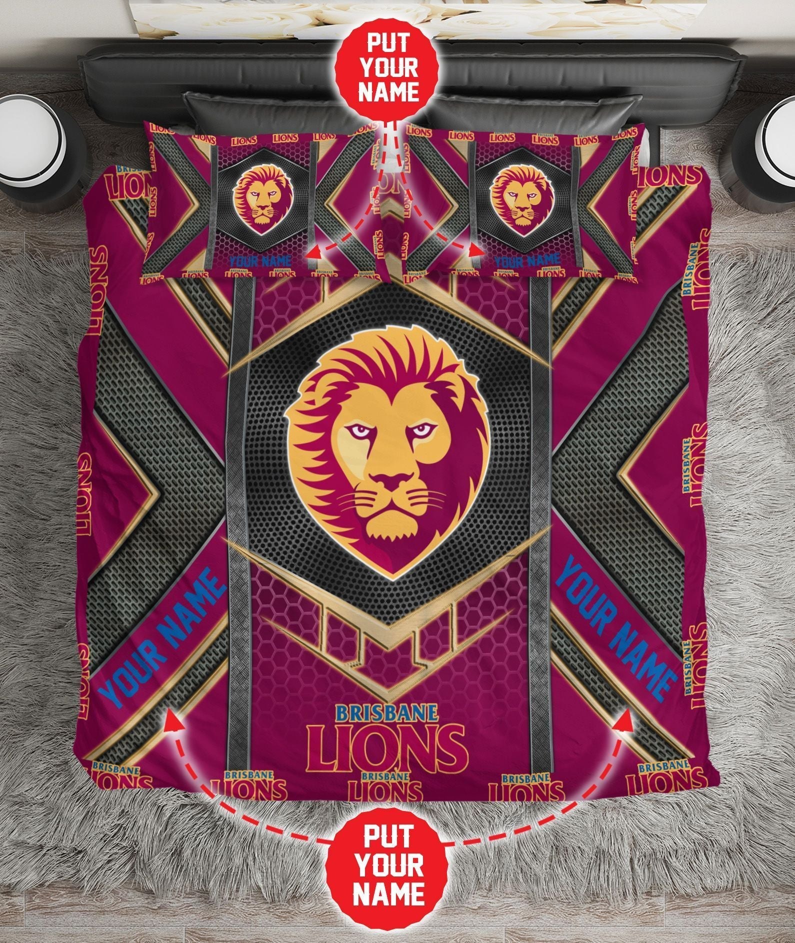 personalized-brisbane-lions-limited-edition-bedding-set-afl-metal