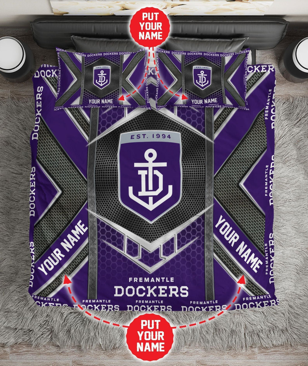 personalized-fremantle-football-club-limited-edition-bedding-set-afl-metal