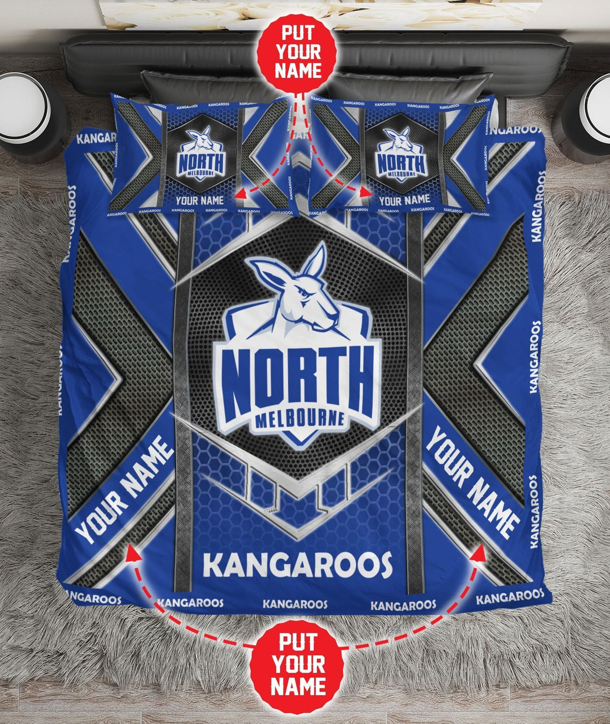 personalized-north-melbourne-football-club-limited-edition-bedding-set-afl-metal