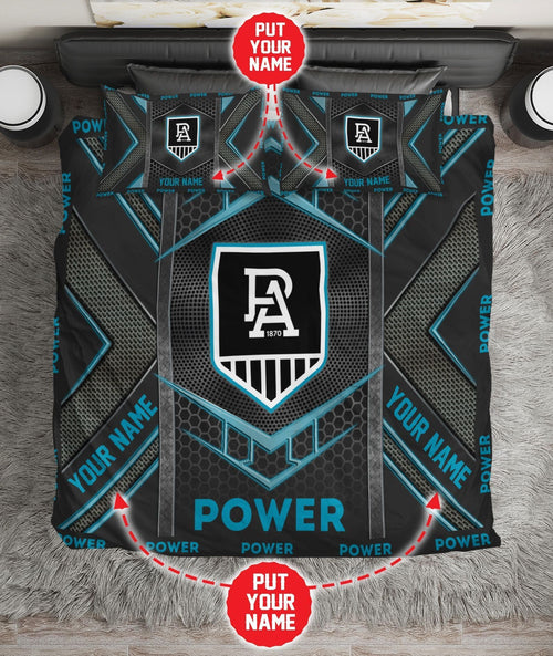 personalized-port-adelaide-football-club-limited-edition-bedding-set-afl-metal