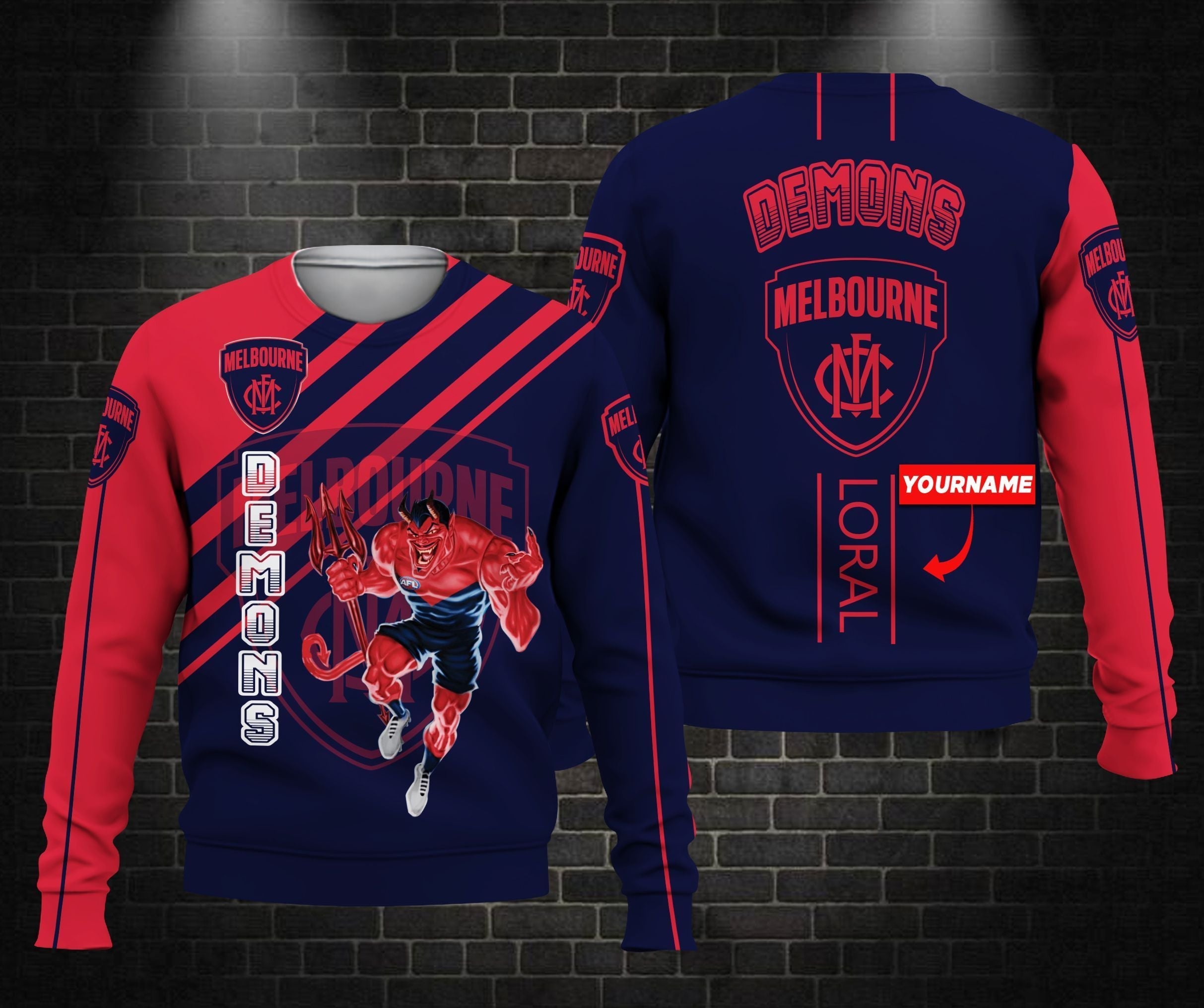 personalized-custom-3d-melbourne-demons-afl