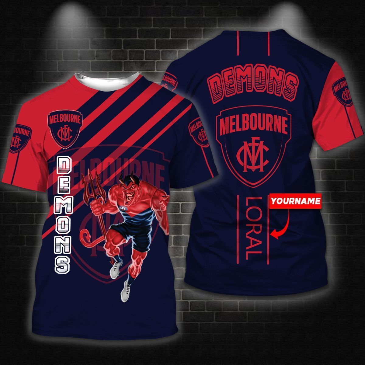 personalized-custom-3d-melbourne-demons-afl
