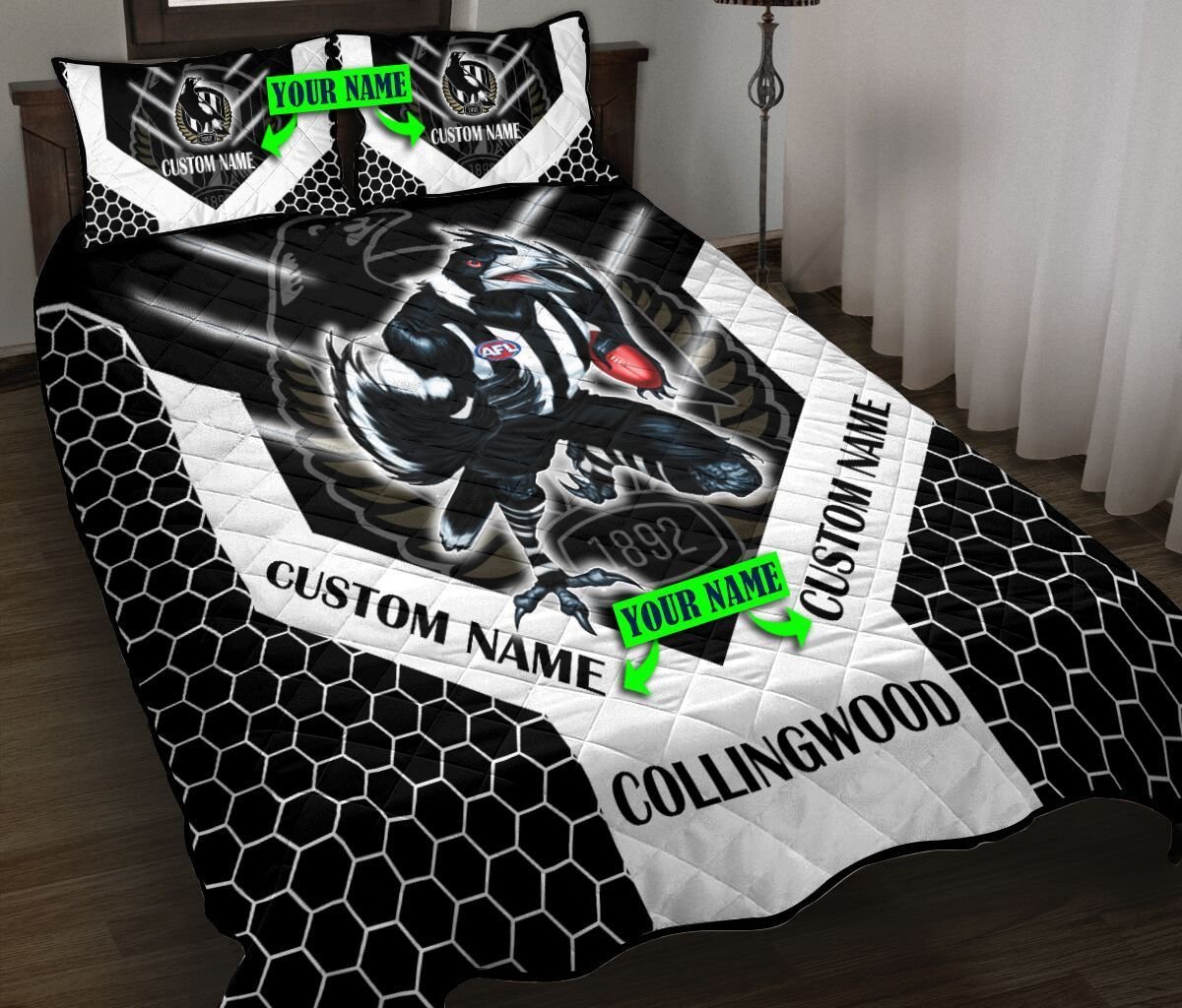 afl-bedding-set-collingwood-football-club-bedding-set-mascot