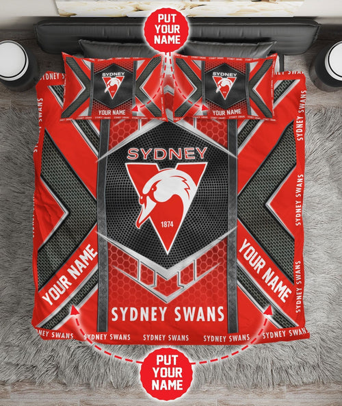 personalized-sydney-swans-limited-edition-bedding-set-afl-metal