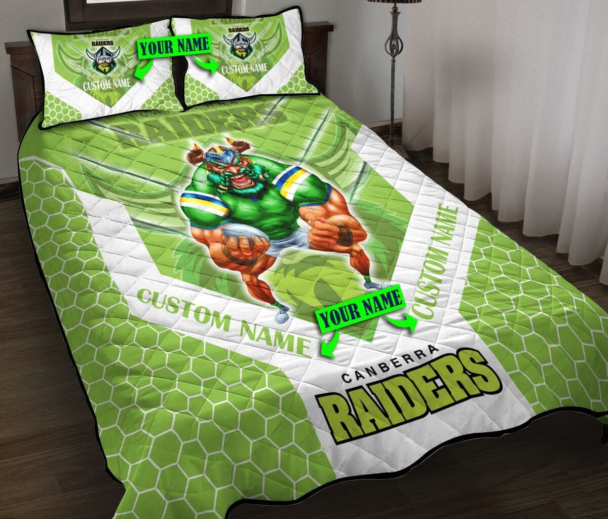 nrl-bedding-set-canberra-raiders-bedding-set-mascot-1