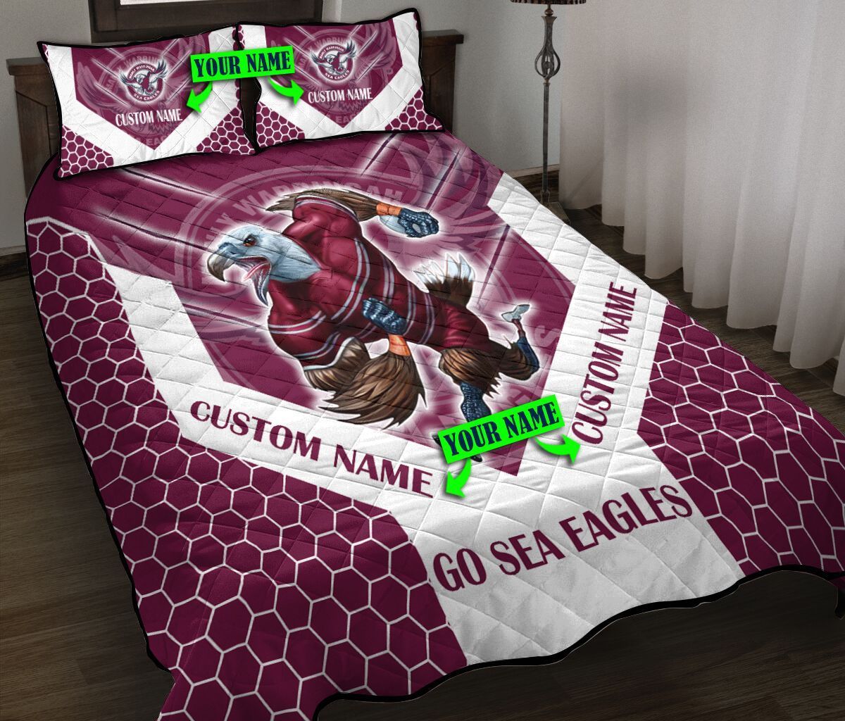 nrl-bedding-set-manly-warringah-sea-eagles-bedding-set-mascot-1