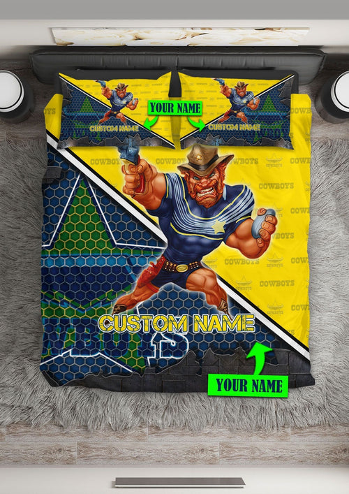 personalized-north-queensland-cowboys-edition-bedding-set-nrl-metal