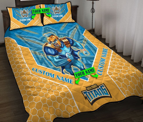 nrl-bedding-set-gold-coast-titans-bedding-set-mascot