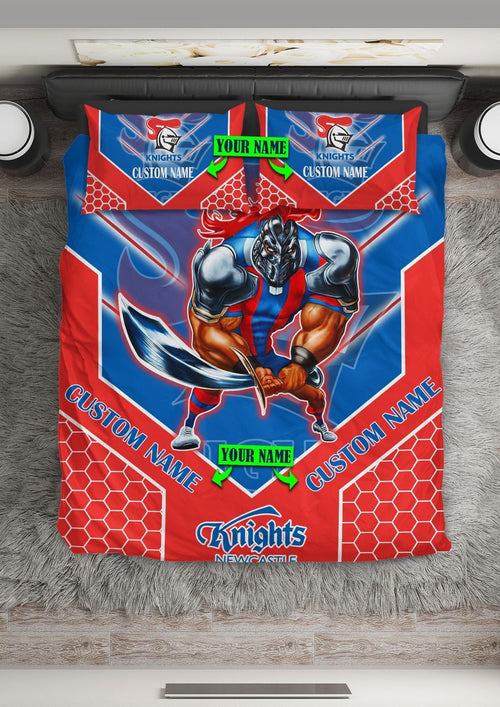 nrl-bedding-set-newcastle-knights-bedding-set-mascot