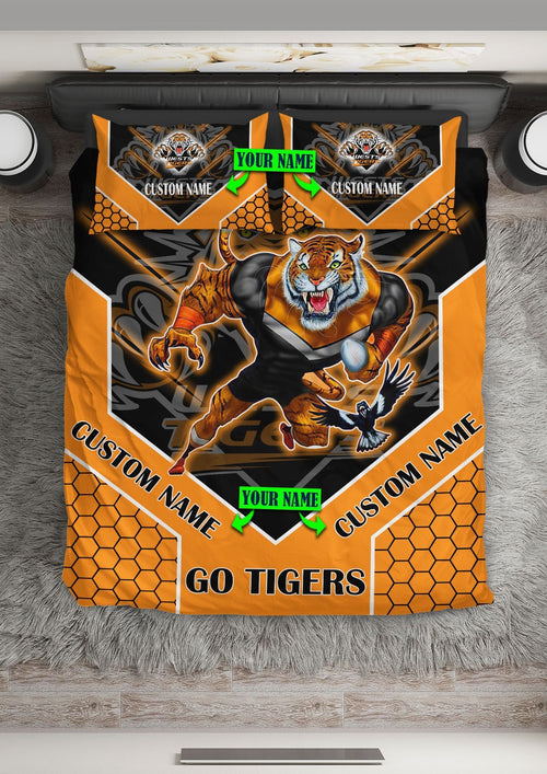 nrl-bedding-set-wests-tigers-bedding-set-mascot