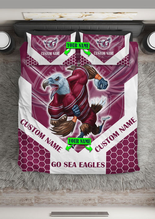 nrl-bedding-set-manly-warringah-sea-eagles-bedding-set-mascot