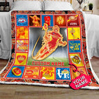gold-coast-football-club-quilt-blanket-afl-quilt-blanket-mascot-personalized