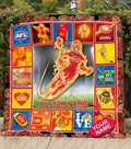 gold-coast-football-club-quilt-blanket-afl-quilt-blanket-mascot-personalized