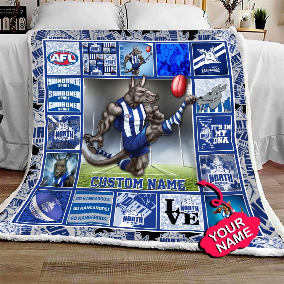 north-melbourne-football-club-quilt-blanket-afl-quilt-blanket-mascot-personalized