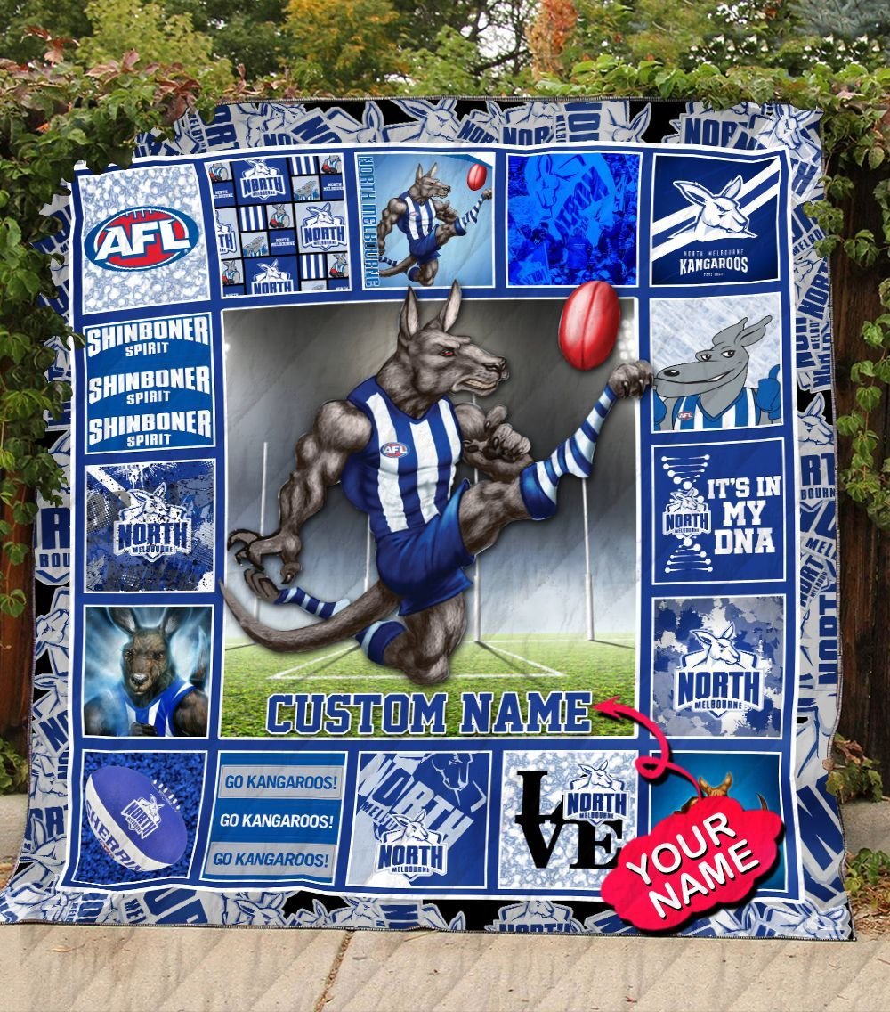 north-melbourne-football-club-quilt-blanket-afl-quilt-blanket-mascot-personalized