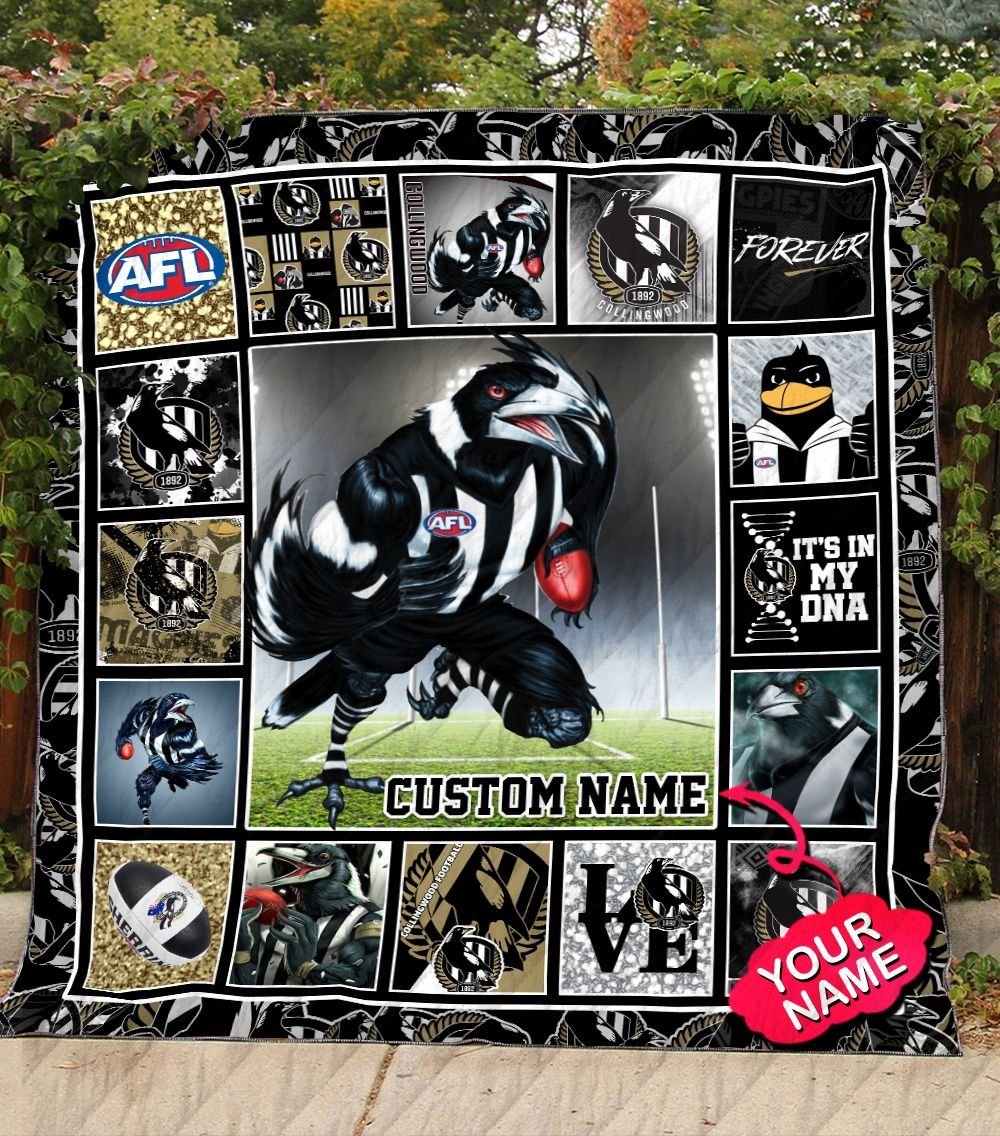 collingwood-football-club-quilt-blanket-afl-quilt-blanket-mascot-personalized
