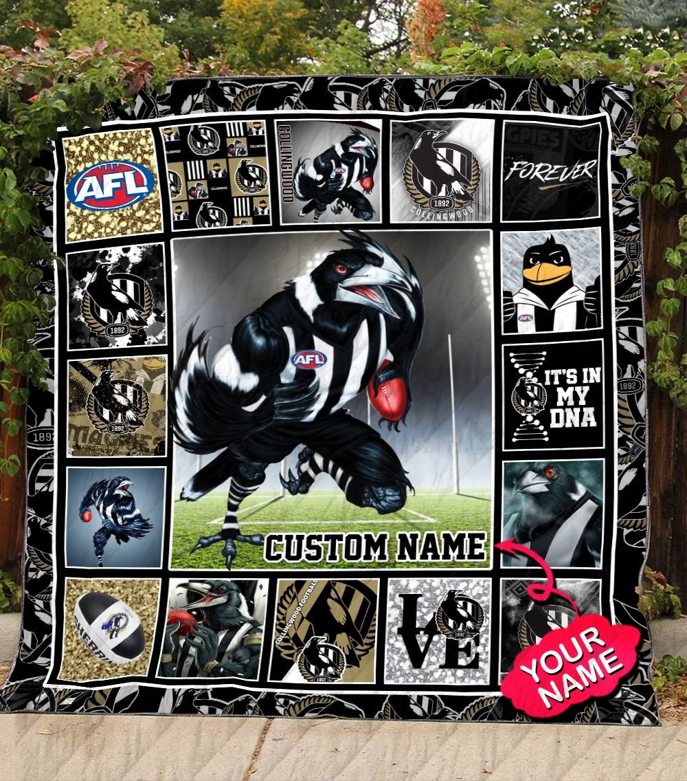 collingwood-football-club-quilt-blanket-afl-quilt-blanket-mascot-personalized