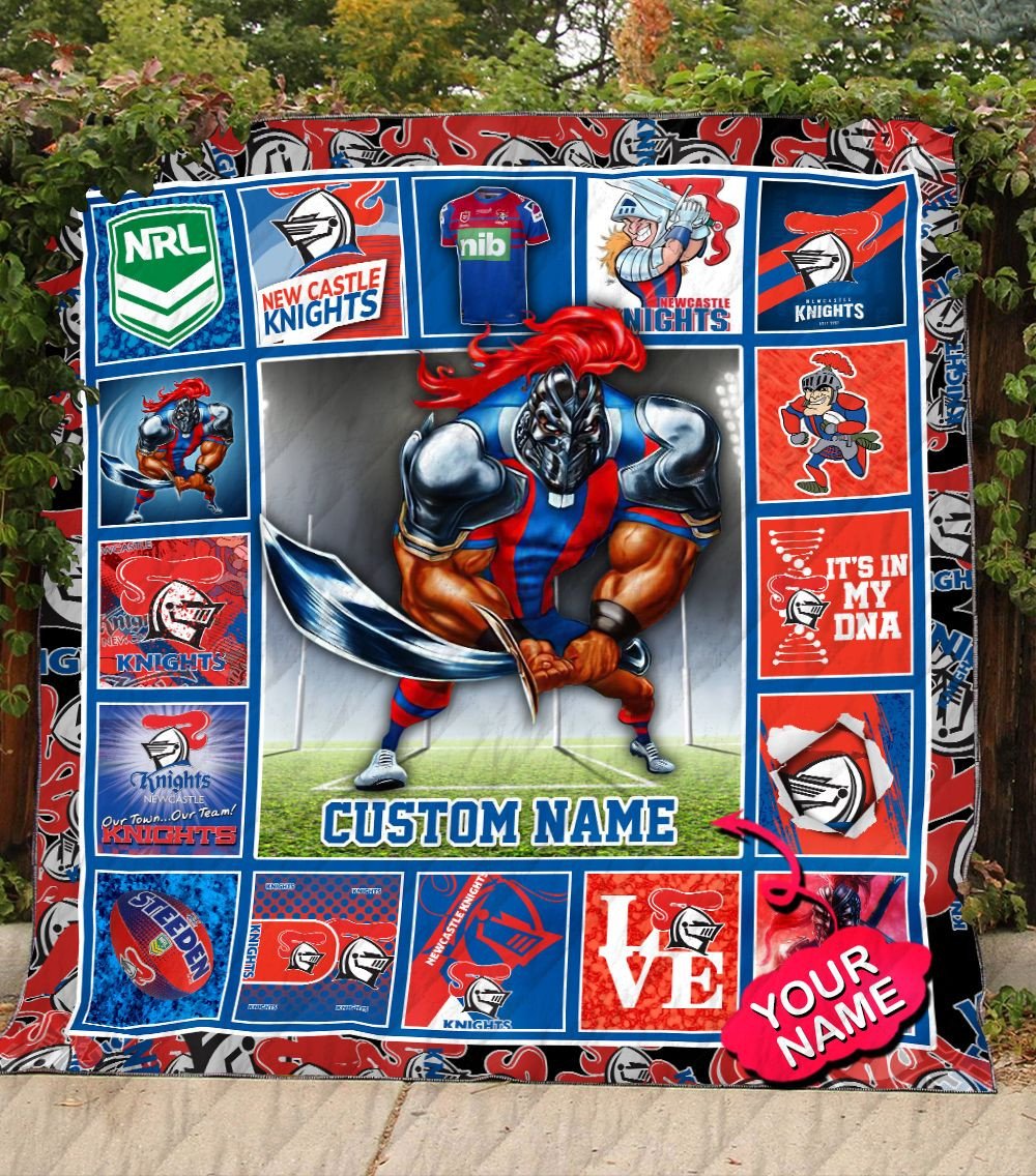 newcastle-knights-quilt-blanket-nrl-quilt-blanket-mascot-personalized
