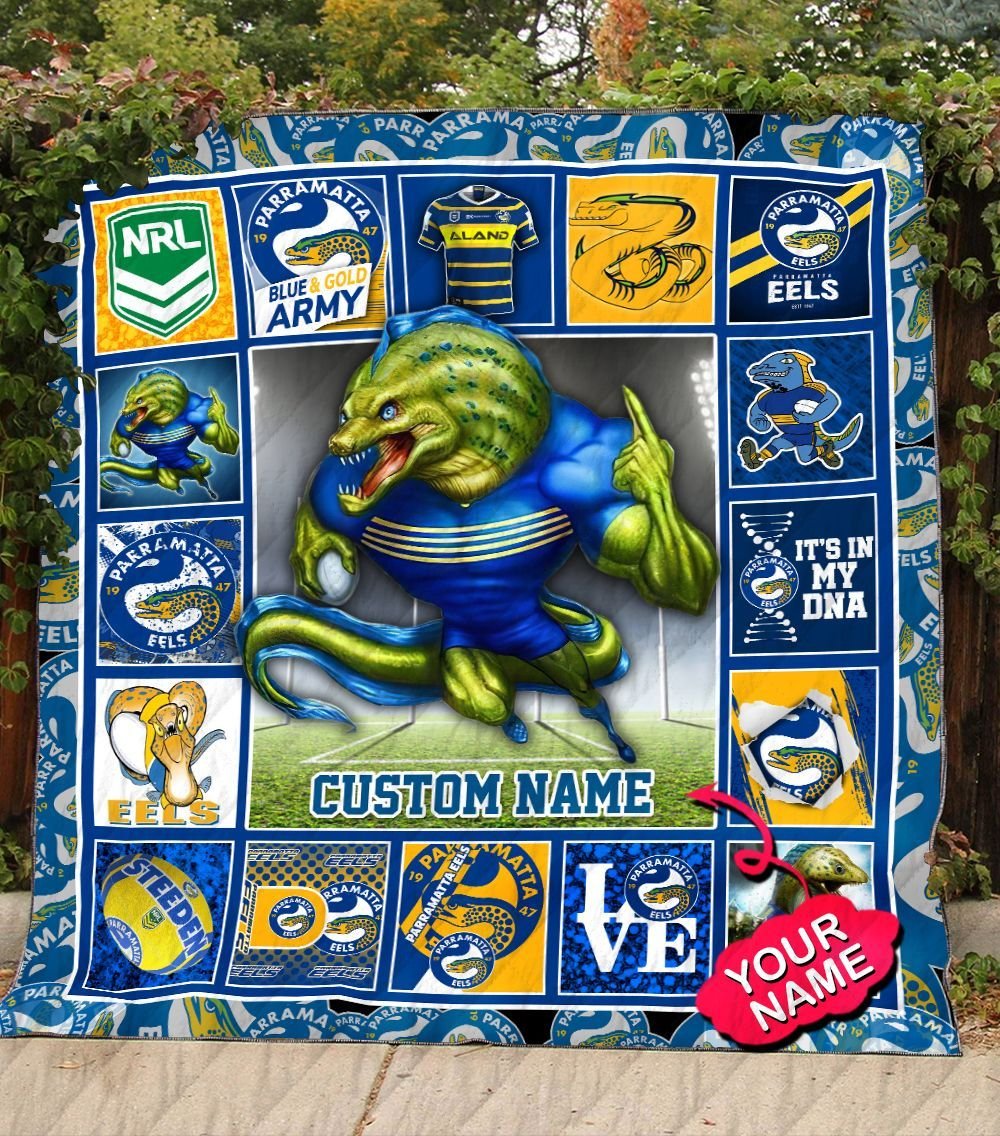 parramatta-eels-quilt-blanket-nrl-quilt-blanket-mascot-personalized
