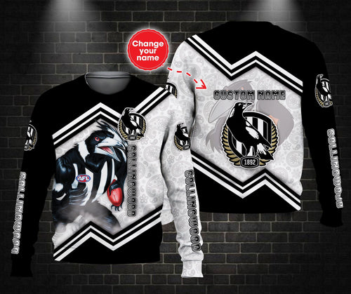 personalized-custom-3d-hoodie-collingwood-football-club-afl-mascot