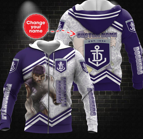 personalized-custom-3d-hoodie-fremantle-football-club-afl-mascot