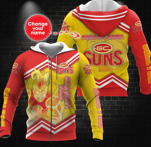 personalized-custom-3d-hoodie-gold-coast-football-club-afl-mascot