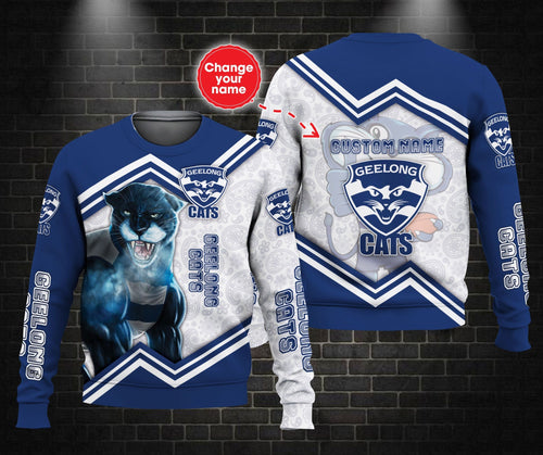 personalized-custom-3d-hoodie-geelong-football-club-afl-mascot