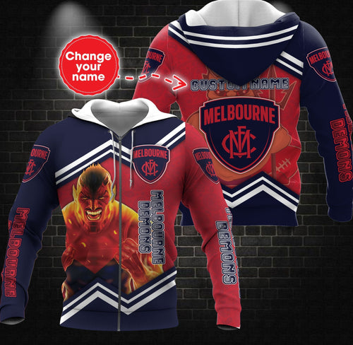 personalized-custom-3d-hoodie-melbourne-football-club-afl-mascot