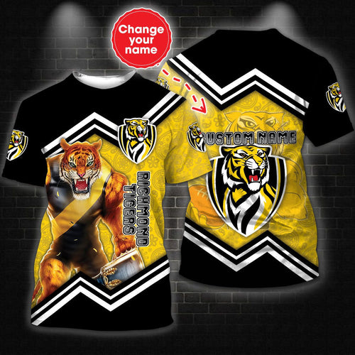personalized-custom-3d-hoodie-richmond-football-club-afl-mascot