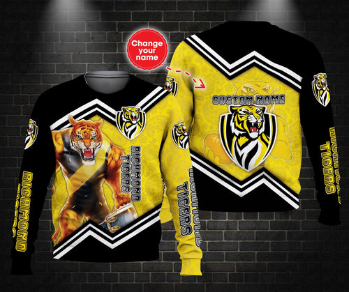 personalized-custom-3d-hoodie-richmond-football-club-afl-mascot