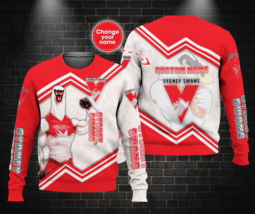 personalized-custom-3d-hoodie-sydney-swans-afl-mascot