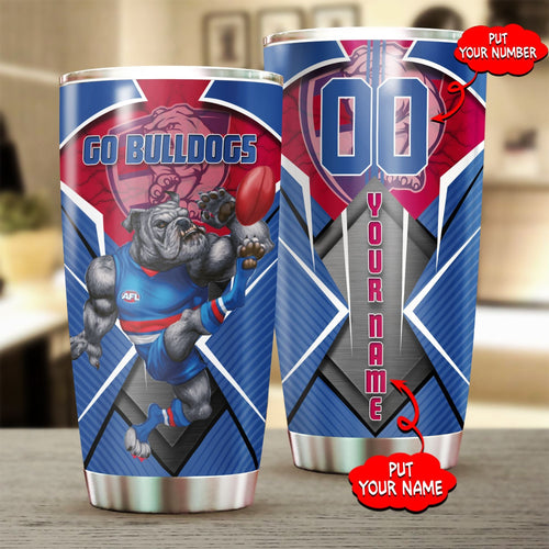 personalized-western-bulldogs-tumbler-afl-tumbler-stainless-steel-tumbler-mascot