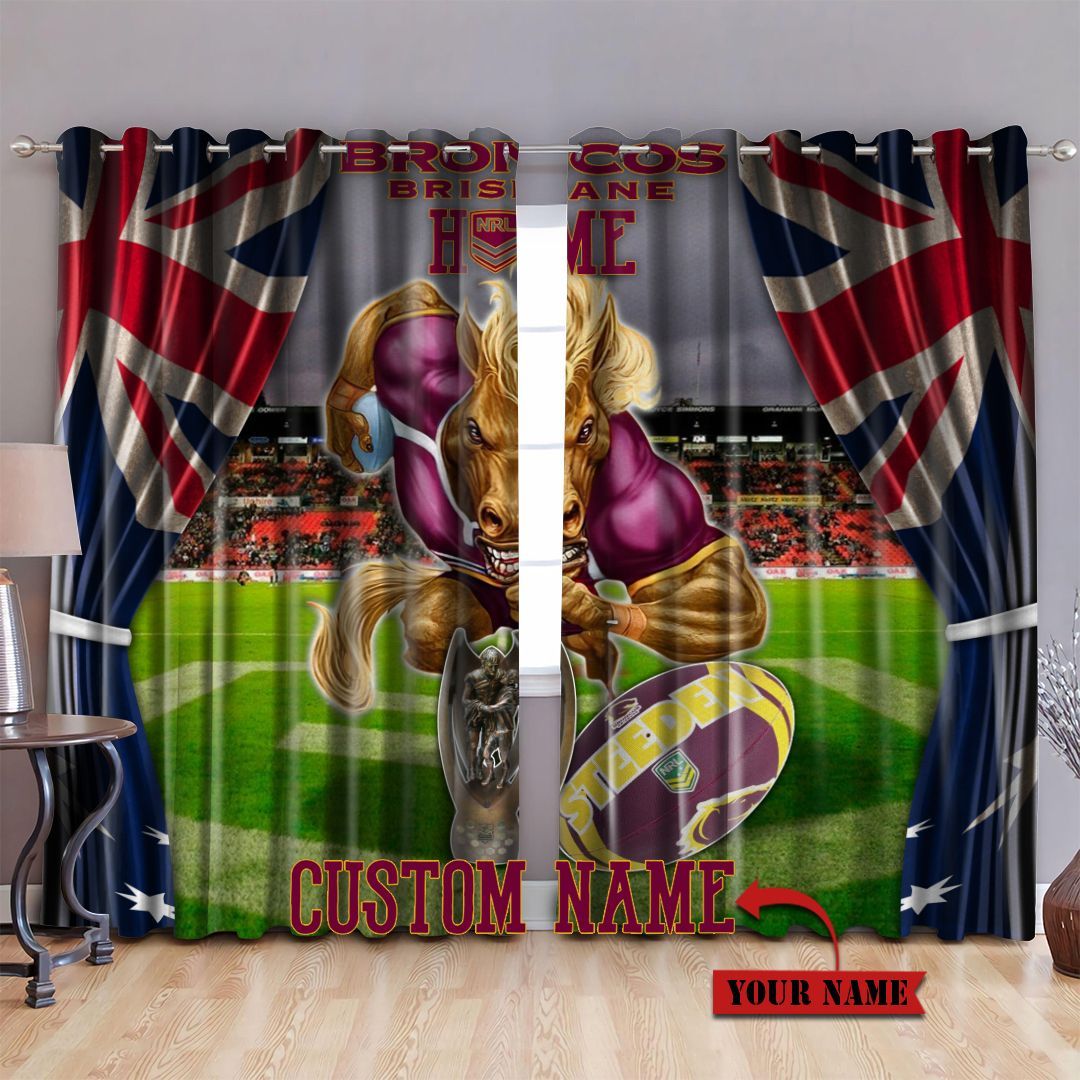 brisbane-broncos-curtains-flag-mascot-stadium-nrl