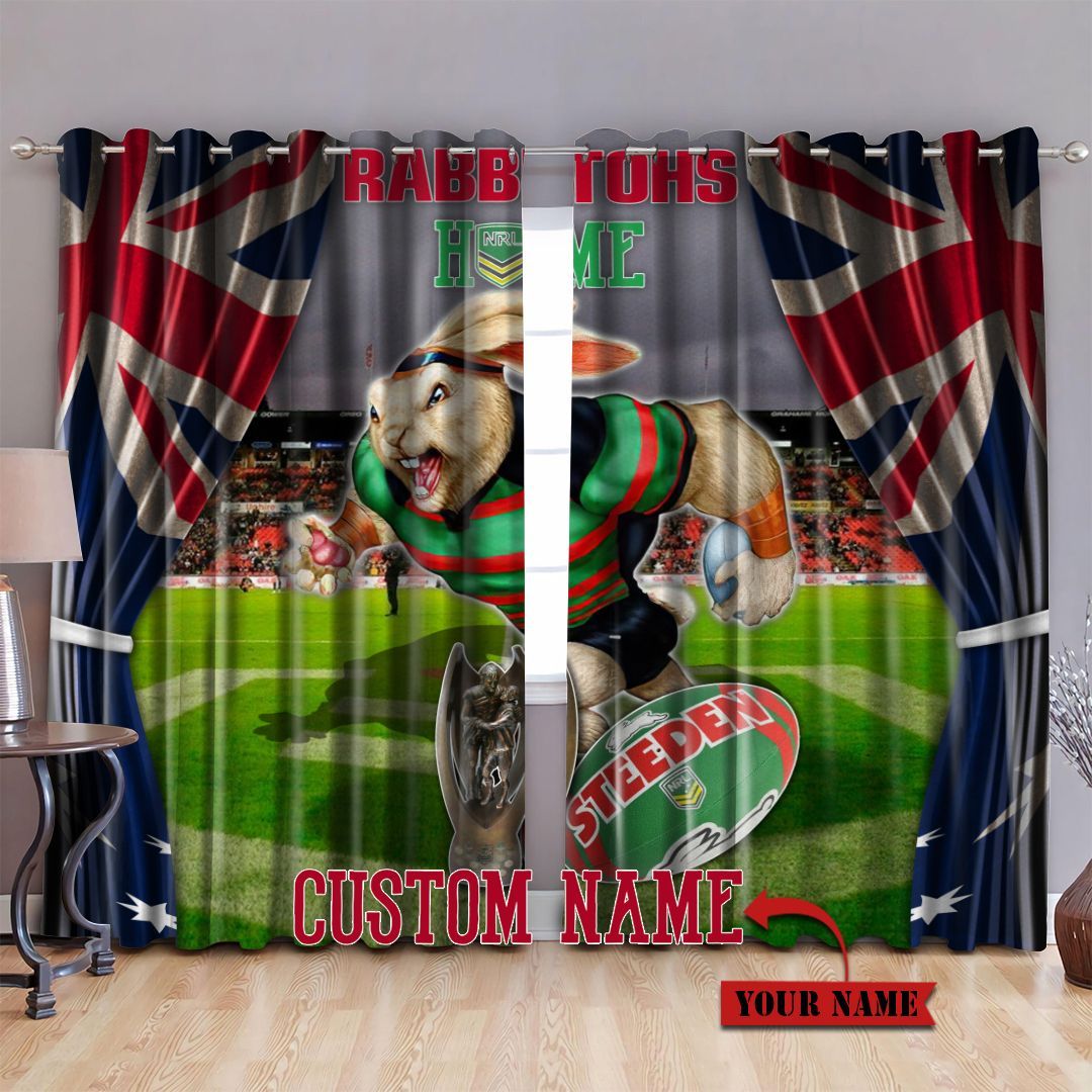 personalized-south-sydney-rabbitohs-curtains-flag-mascot-stadium-nrl