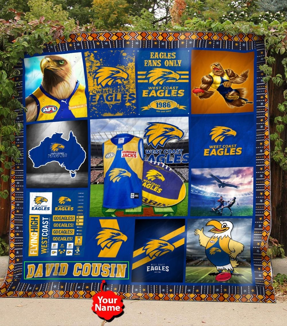 personalized-west-coast-eagles-square-name-quilt-blanket