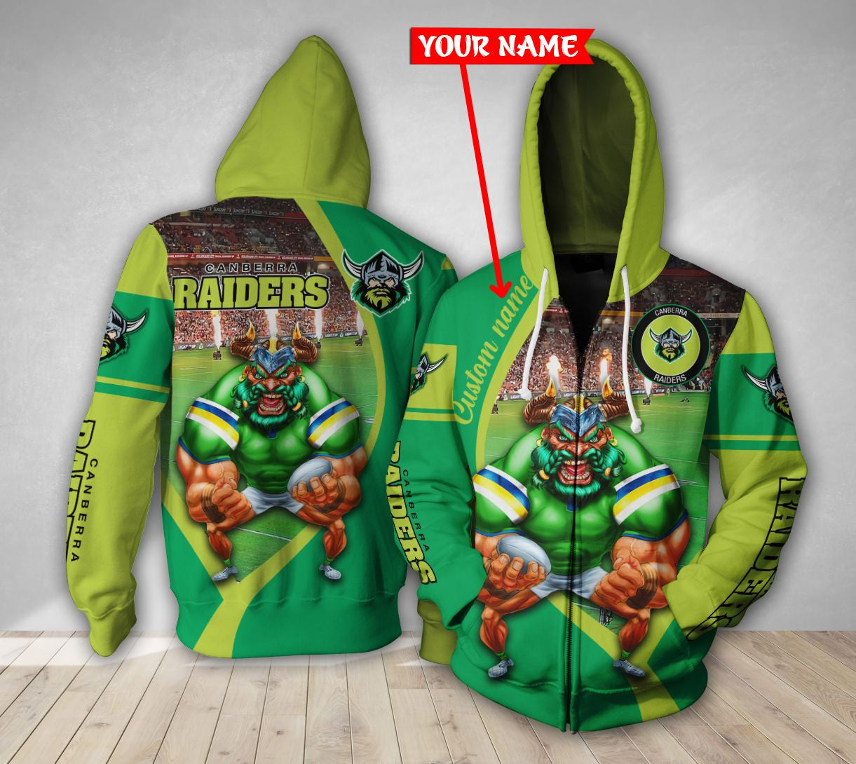 raiders-personalized-3d-mascot-hoodie-dtt3dhd100602