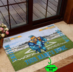 gold-coast-titans-3d-mascot-personalized-welcome-to-my-home-doormat