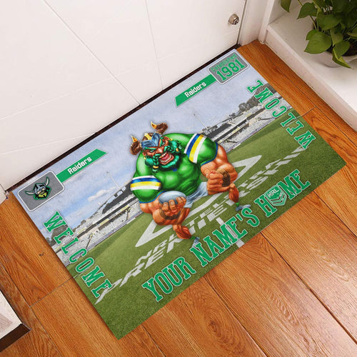 canberra-raiders-3d-mascot-personalized-welcome-to-my-home-doormat